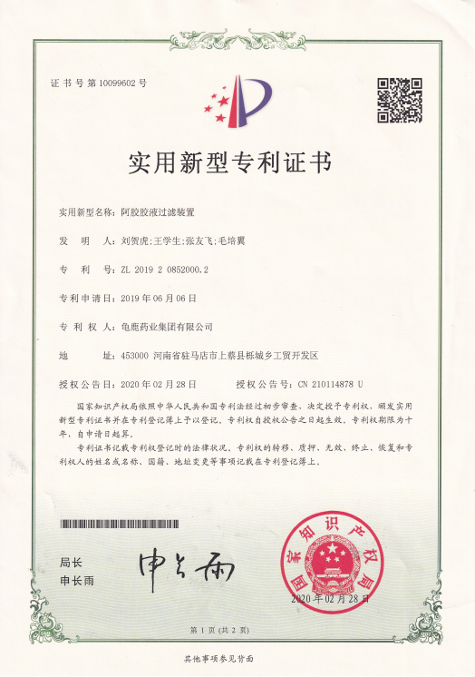 阿胶胶液过滤装置